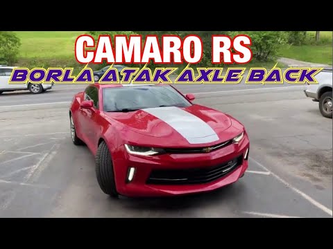 Chevy Camaro RS V6 DUAL EXAUST w/ BORLA ATAKS!
