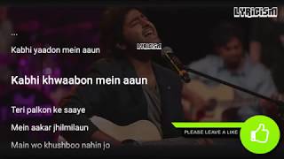 Kabhi Yaadon Mein Aao   Arijit Singh   Full Song With Lyrics   Palak Muchhal   Divya Khosla Kumar