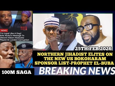 Tinubu must sack Ribadu-El-Buba|New voice Evidence shock Diezani|7 abducted in Celestial church Òndó