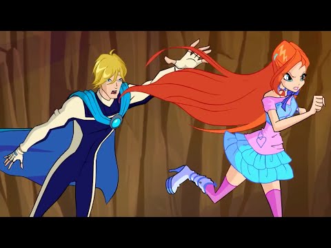 An already-defeated Bloom sacrifices herself for Sky | Winx Club Clip