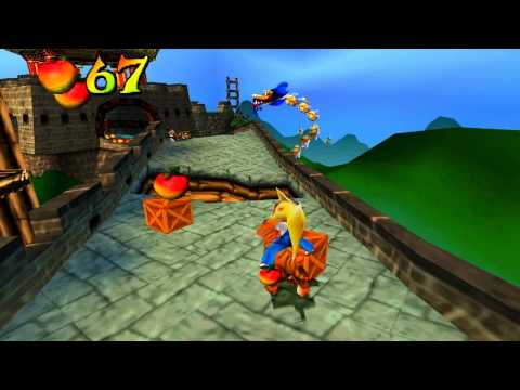 Crash Bandicoot: Warped 105% Walkthrough HD - Part 4: Orient Express