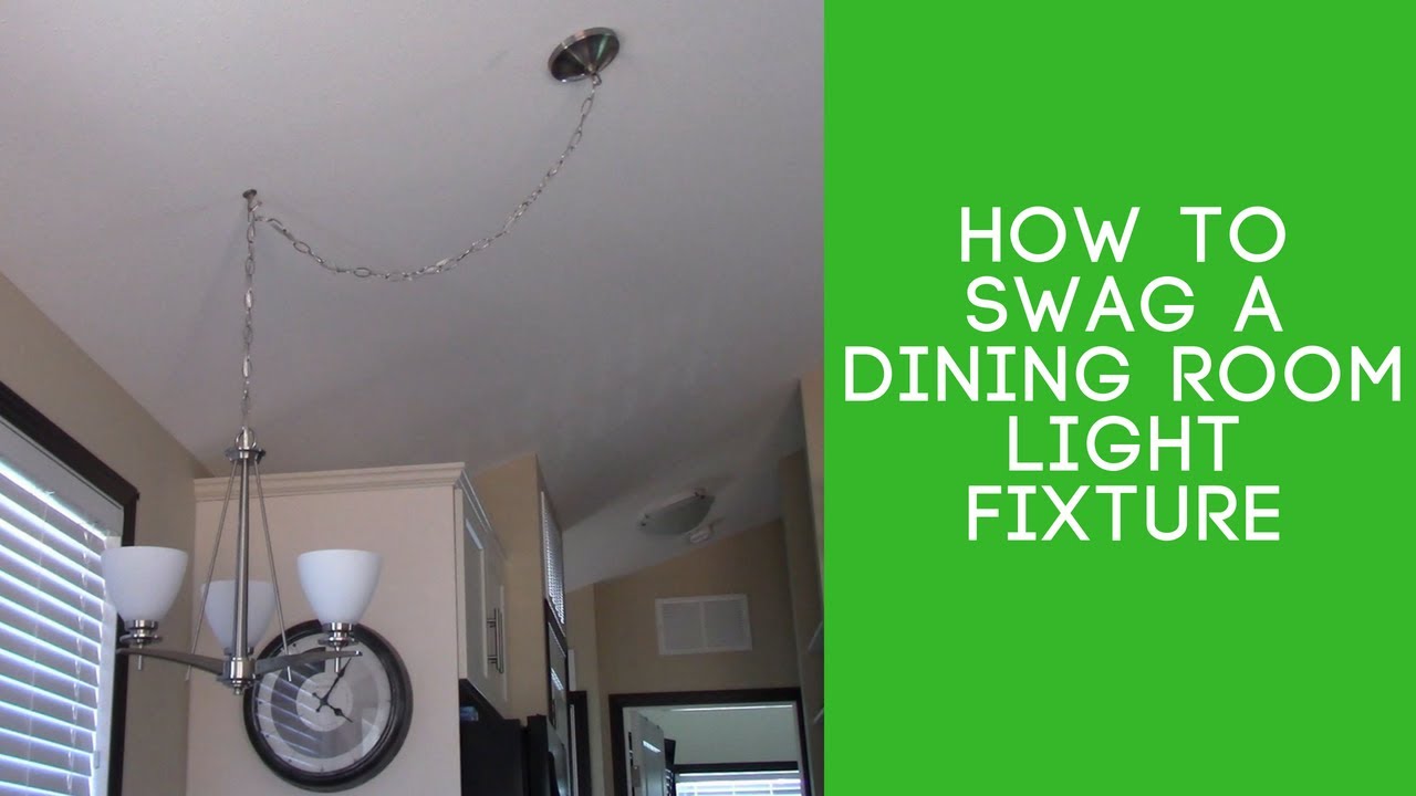 How to Swag a Light Fixture