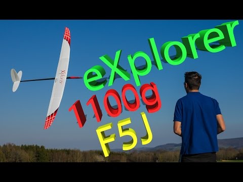 Wie viel Leistung hat ein Modellsegelflugzeug? Explorer F5J Julian Benz -  Thermik