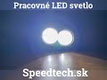 LED pracovné svetlo - 2x 10W CREE LED / 10-60V / 1800lm / ECE R10 (98x76,5x75mm) - Video Youtube