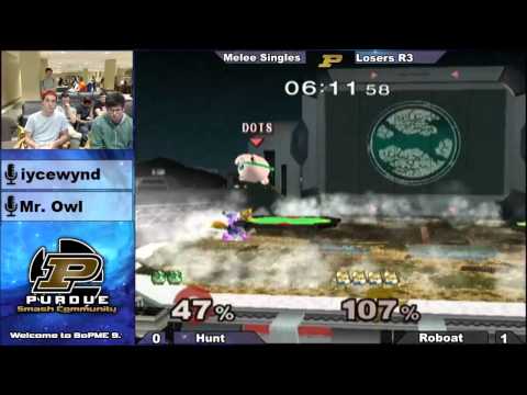 BoPME 9 Melee - Hunt (Falco + Fox) vs. Roboat (Jigglypuff) Losers Round 3