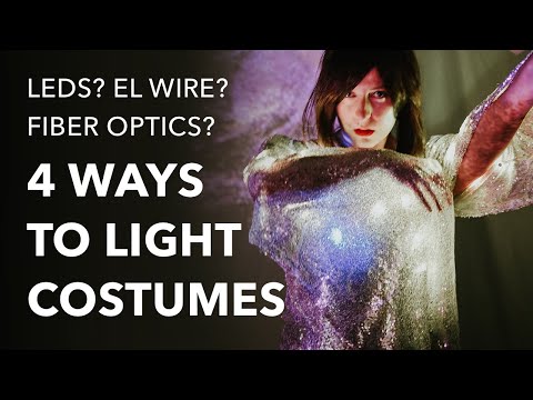 Light Up Costumes & Cosplay with LEDs, El Wire, or Fiber Optics: DIY Costume Lighting Tips