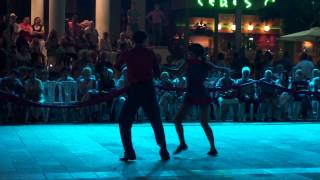 preview picture of video 'Eva & Xavi - Classic Lindy hop Show Premià de Mar 2012'