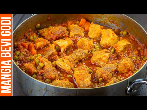 SPEZZATINO DI MAIALE CON PISELLI