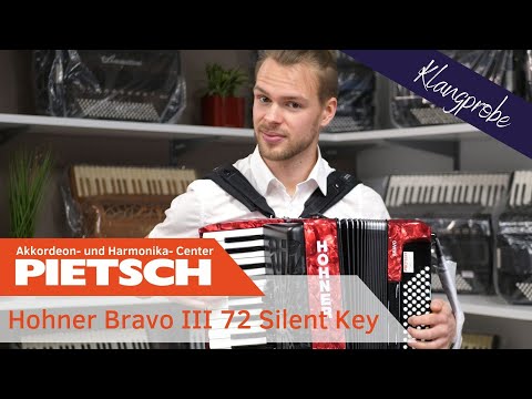 Akkordeon - Hohner Bravo III 72 Silent Key - Klangprobe