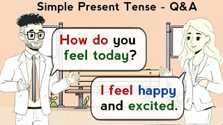 Simple Present Tense - Questions And Answers | English Conversation Practice