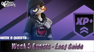 How To Complete All Week 5 Quests - Easy Location Guide - Fortnite Chapter 3 Season 4 Paradise