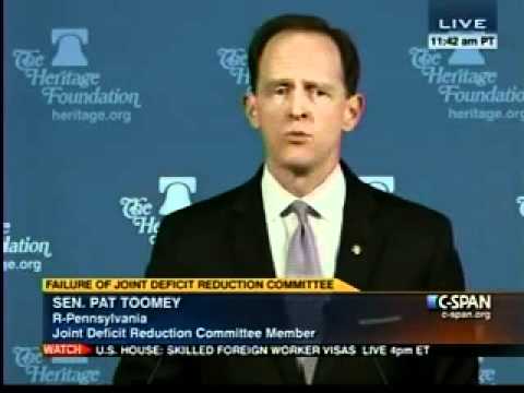 Sen. Toomey speaks to Heritage Foundation - Part II