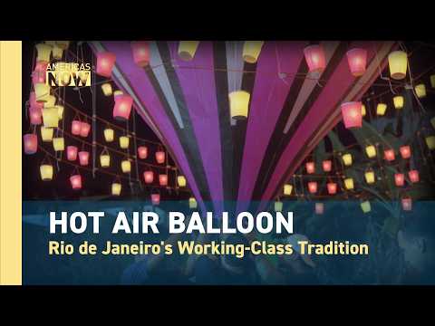 Handmade paper balloons take flight over Rio’s favelas