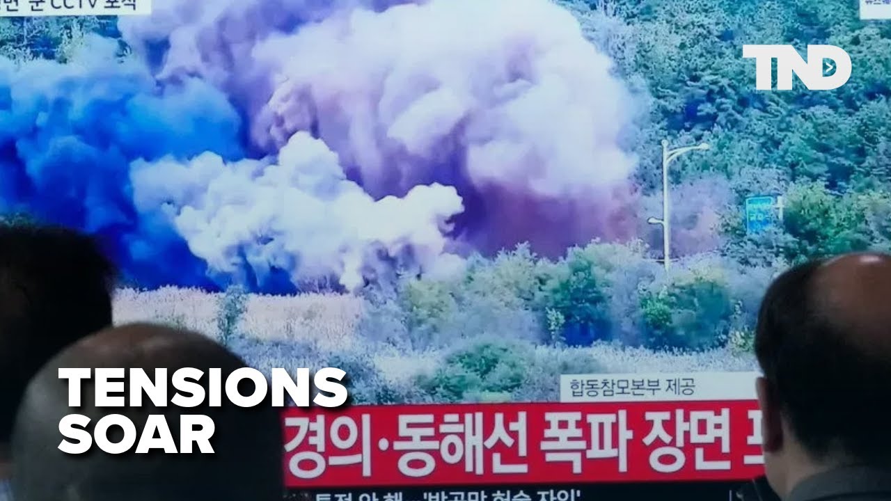 North Korea destroys inter-Korean roads