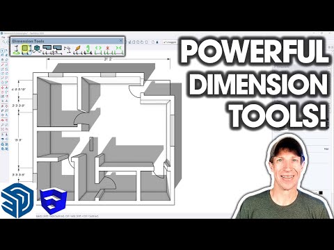 This FREE SketchUp Tool Makes Dimensioning So Much Easier! (Dimension Tools Tutorial)