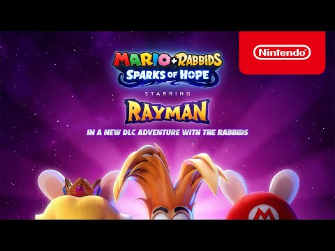 Mario + Rabbids Sparks of Hope - Rayman DLC Teaser Trailer - Nintendo Switch