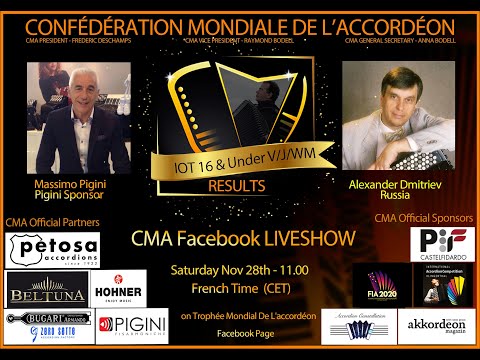 12th Facebook Live Show. CMA Delegate Alexander Dmitriev, Mr Pigini, Acc Constellation, IOT -16v