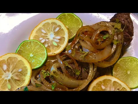 Mojo marinated skirt steak