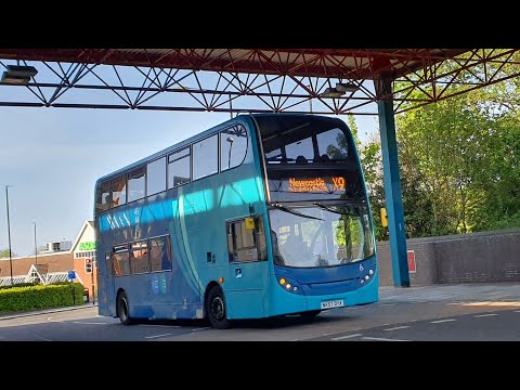 Journey on Route 43 | NK57DYA/7504 - Arriva Northumbria: Dennis Trident 2/ADL Enviro 400