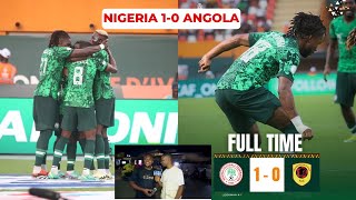 Nigeria vs Angola 1-0 Post Match Interview AFCON Quarter Finals Highlights Super Eagles Fan Reaction