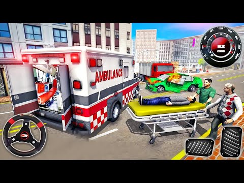 City Ambulance Driver Simulator - 911 Ambulance Rescues 3D - Android Gameplay