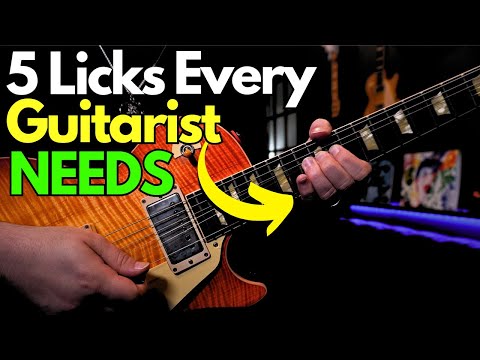 5 Guitar Licks Every Player MUST Know! (Beginner to Pro)