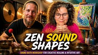 Zen Sound Shapes | Sound Bath Workshop for Creative Healing & Intuitive Art