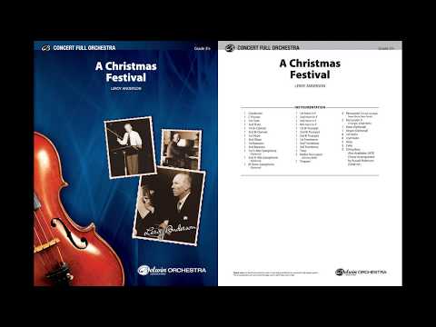 A Christmas Festival, by Leroy Anderson -- Score & Sound