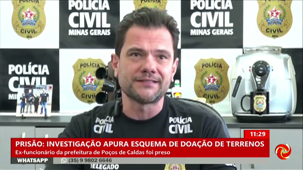 Ex-funcionário da Prefeitura de Poços de Caldas é preso em operação