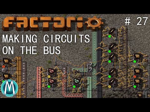 [Factorio 1.1 4K] Angel/Bobs Ep 27: Making Circuits On The Bus (Tutorial/Walkthrough)