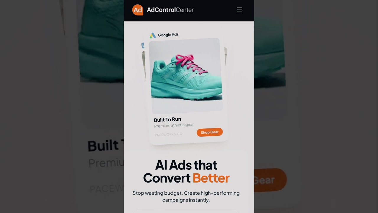 AdControlCenter.com new Homepage