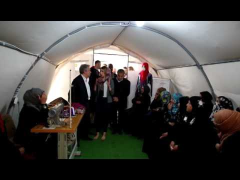 UN Secertary General Visit to Hassan Sham Camp