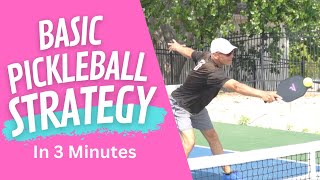 Basic Pickleball Strategy in 3 Minutes - 4 Simple Pickleball Tips