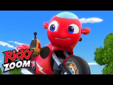 Falscher Alarm⚡️ Stunde Spezial ⚡️ Motorrad Karikatur | Ricky Zoom Deutsch