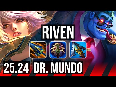 RIVEN vs DR. MUNDO (TOP) | 15/2/2 | KR Master | 25.24