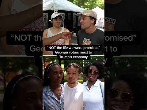 'NOT the life we were promised': Georgia voters react to Trump's economy