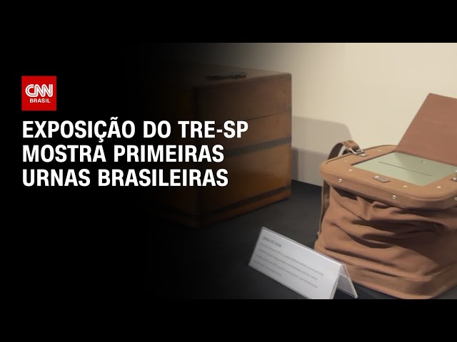 Exposição do TRE-SP mostra primeiras urnas brasileiras | CNN Prime Time