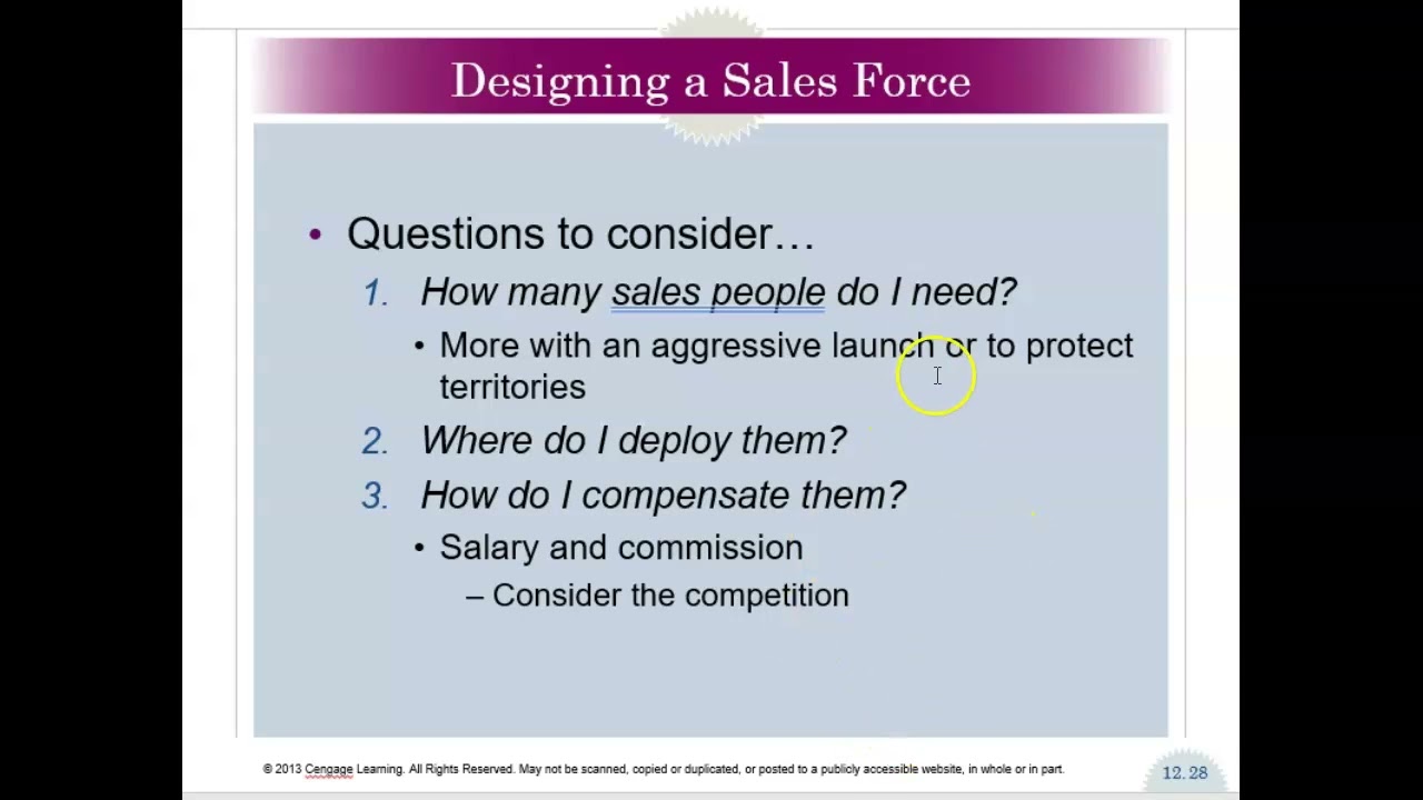 Personal Selling as a Channel