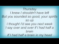 Lou Reed - Gassed And Stoked Lyrics