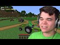 Playing FARMING SIMULATOR In MINECRAFT!