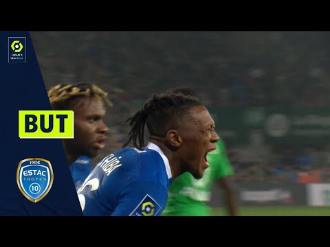 But Lebo MOTHIBA (18' - ESTAC) AS SAINT-ÉTIENNE - ESTAC TROYES (1-1) 21/22