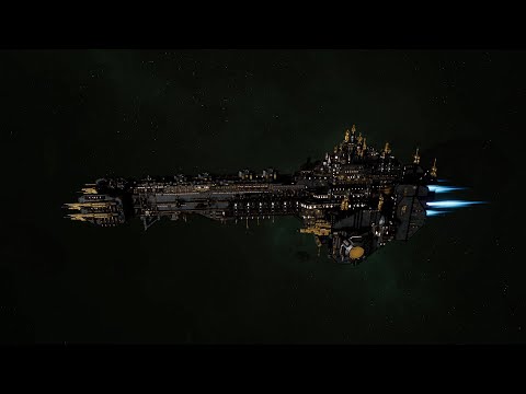 Skalgrim Mod - Space Wolves vs Chaos - Massive Battle - Battlefleet Gothic Armada 2