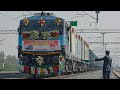World S First Electric Hauled Double Stack 1 5 Km Long Container Train Indian Railways