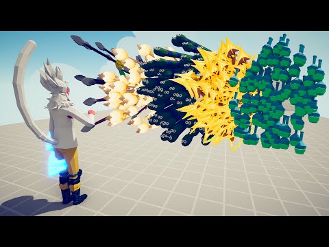 ULTRA INSTINCT GOKU vs 5x EVERY GOD - Totally Accurate Battle Simulator TABS