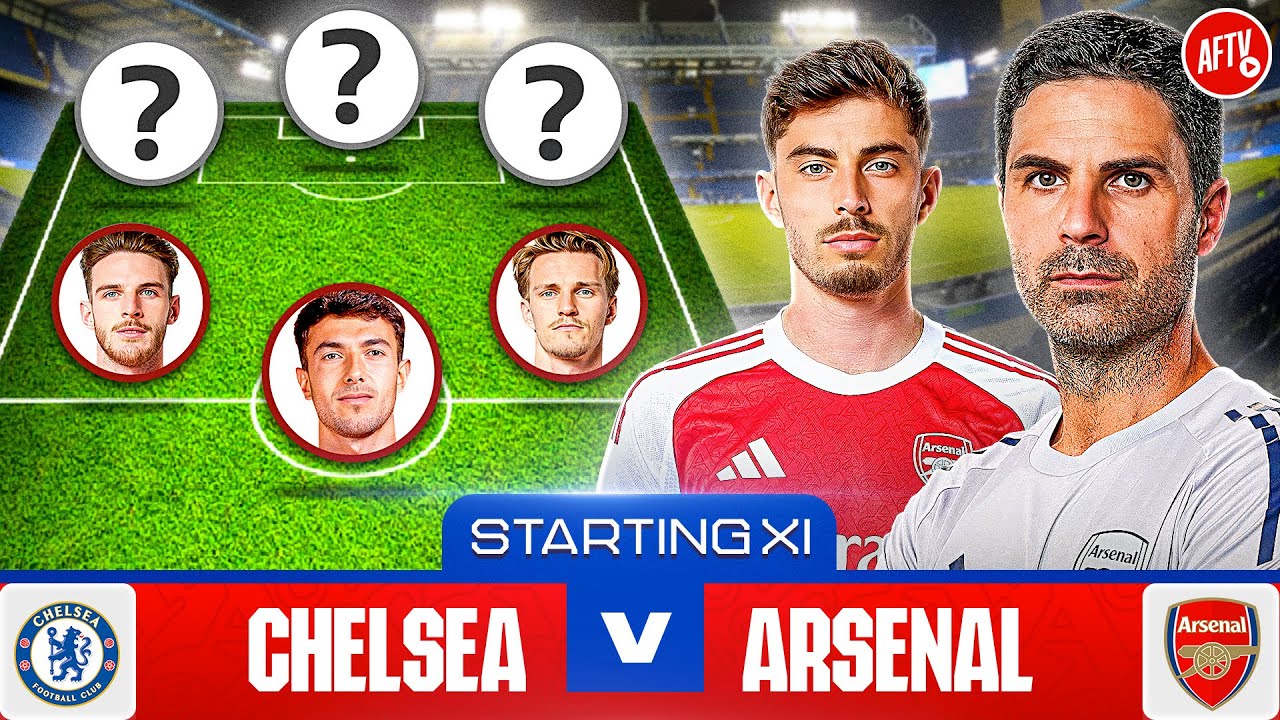 Starting XI Live | Chelsea vs Arsenal | Carabao Cup Semi Final