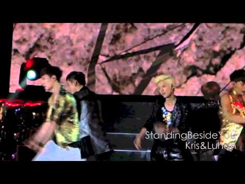 130330 EXO-M Super Joint Concert - MAMA Kris Luhan focus