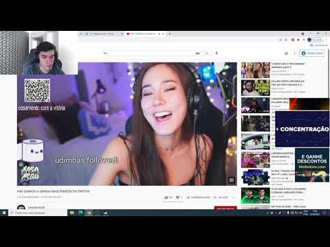 Fnx reagindo a gringa mais famosa da twitch