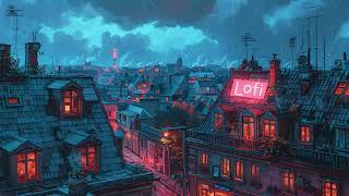 Lofi Rain Beats 🎵 Step Back In Time To 1980's & 90's Chill Hip Hop Vibes In Old Town 🏙️ Rain Sounds