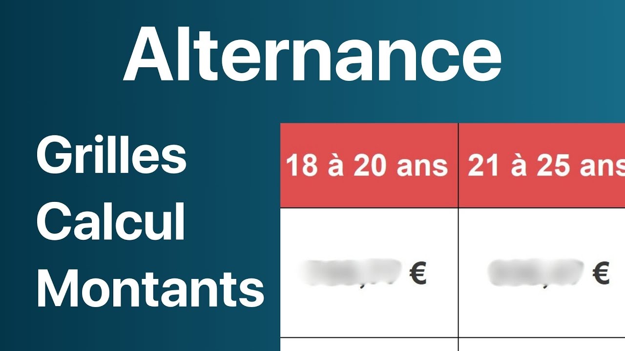 Le salaire en alternance : grille, calcul et montants