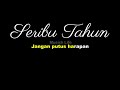SERIBU TAHUN IMRAN AJMAIN KARAOKE MINUS ONE HIGH QUALITY WITH LYRICS HD VIDEO